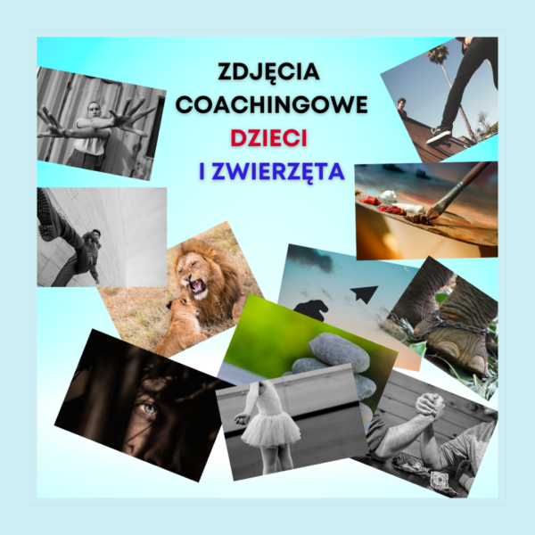 2 ZESTAWY DZIECI I ZWIERZĘTA zdjęcia pedagogiczne, emocje i komunikacja nieopisane