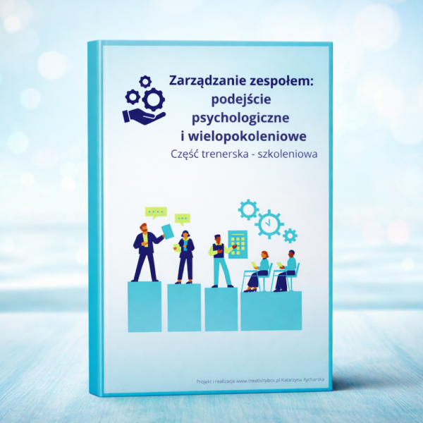 Zarządzanie zespołem: podejście psychologiczne i wielopokoleniowe- zeszyt trenerski, ćwiczenia na szkolenia